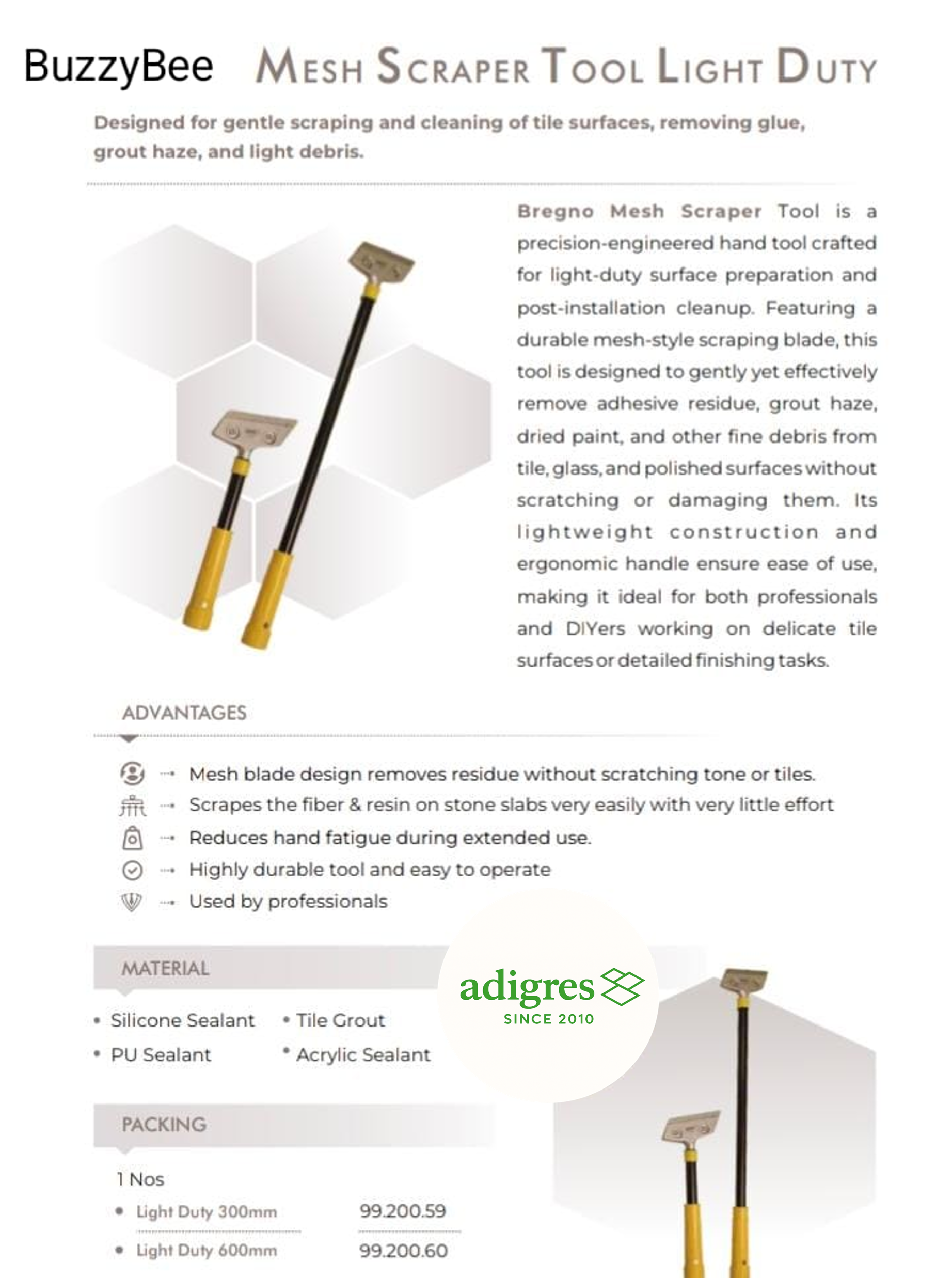MESH SCRAPPER TOOL